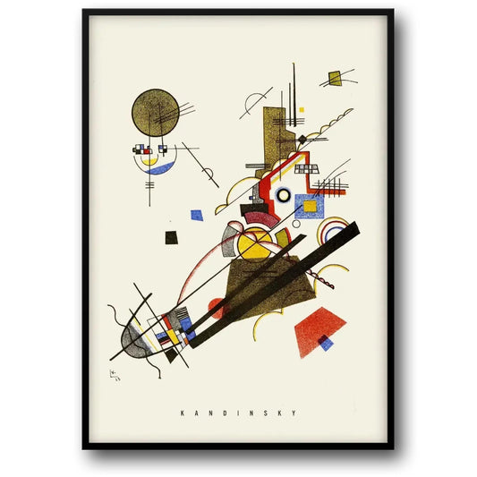 Kandinsky's Joyous Ascent | Vibrant Abstract