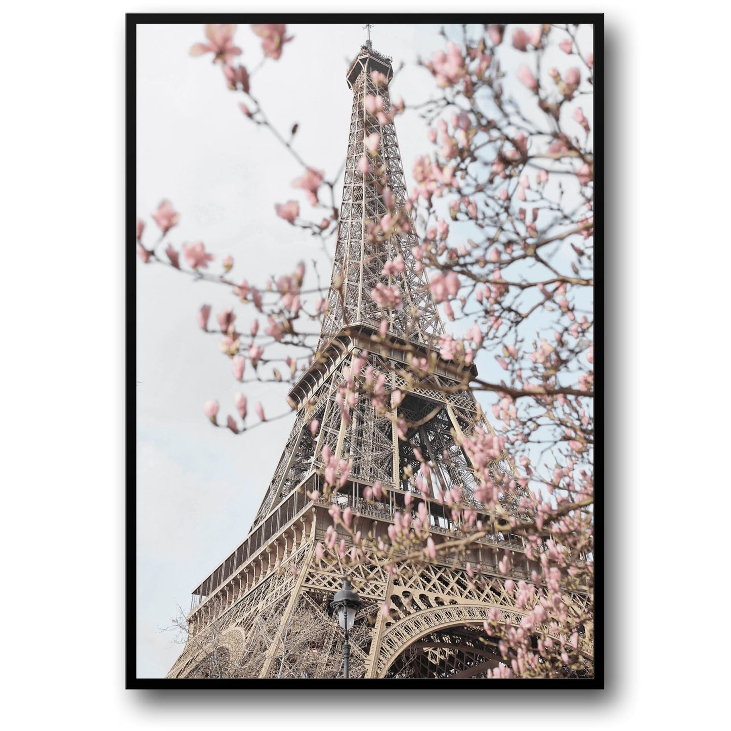 Eiffel Tower with Flowers | Artistic Decor