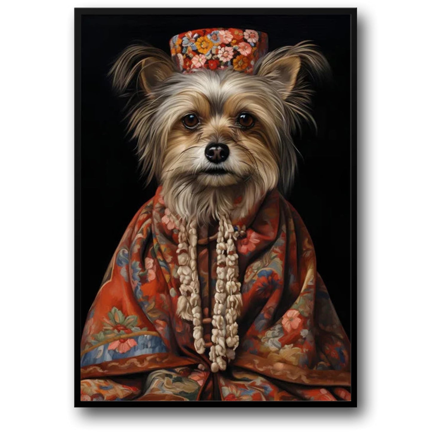 Yorkshire Terrier | Floral Opulence Portrait