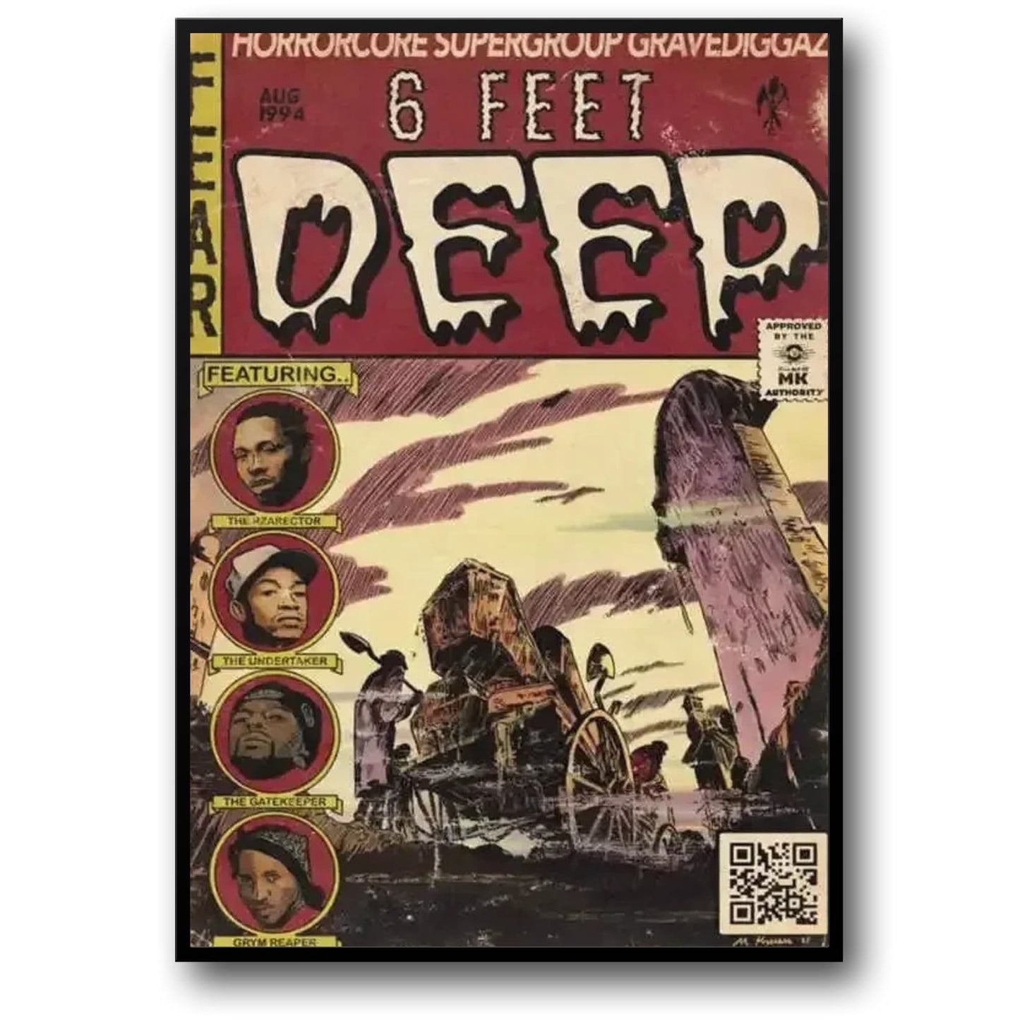 Gravediggaz - 6 Feet Deep Comic Style