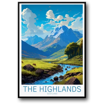 Scottish Highlands River | Serene Nature Landscape