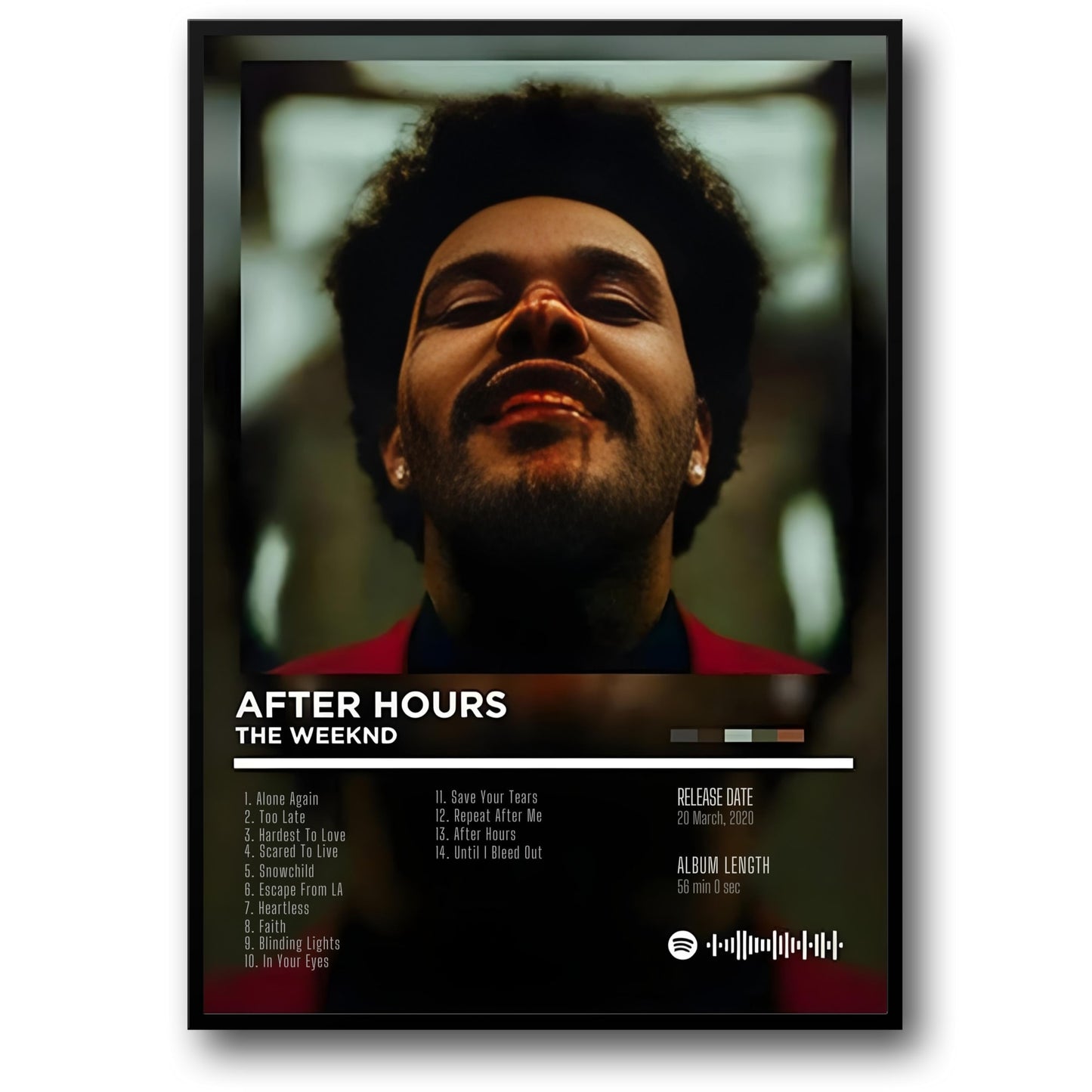 The Weeknd After Hours | Iconic Album Cover | Hip Hop Art