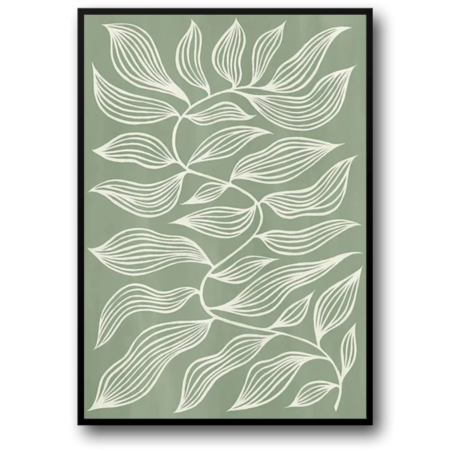 Earthy Geometric | Abstract Green Shapes | Modern Decor