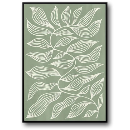 Earthy Geometric | Abstract Green Shapes | Modern Decor