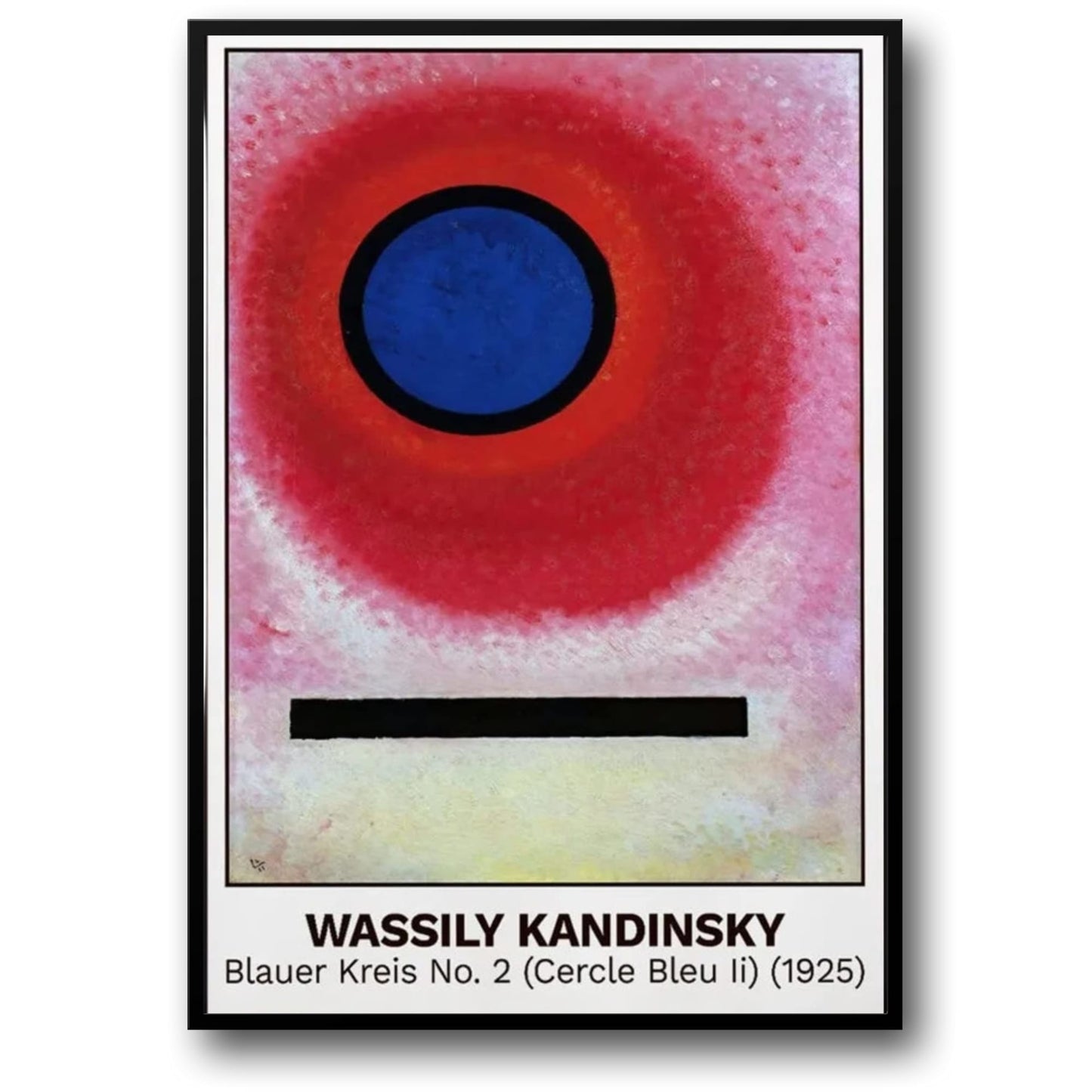 Blauer Kreis No. 2 (Cercle Bleu II) | Wassily Kandinsky | 1925 | Iconic Art Exhibition Poster