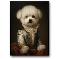 Bichon Frise | Rococo Aristocrat Portrait