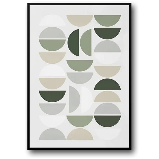 Earthy Tones Botanical Poster | Calm Growth Design | Wall Art for Home Decor | Nature Themed Print | Tranquil Living Space Enhancement