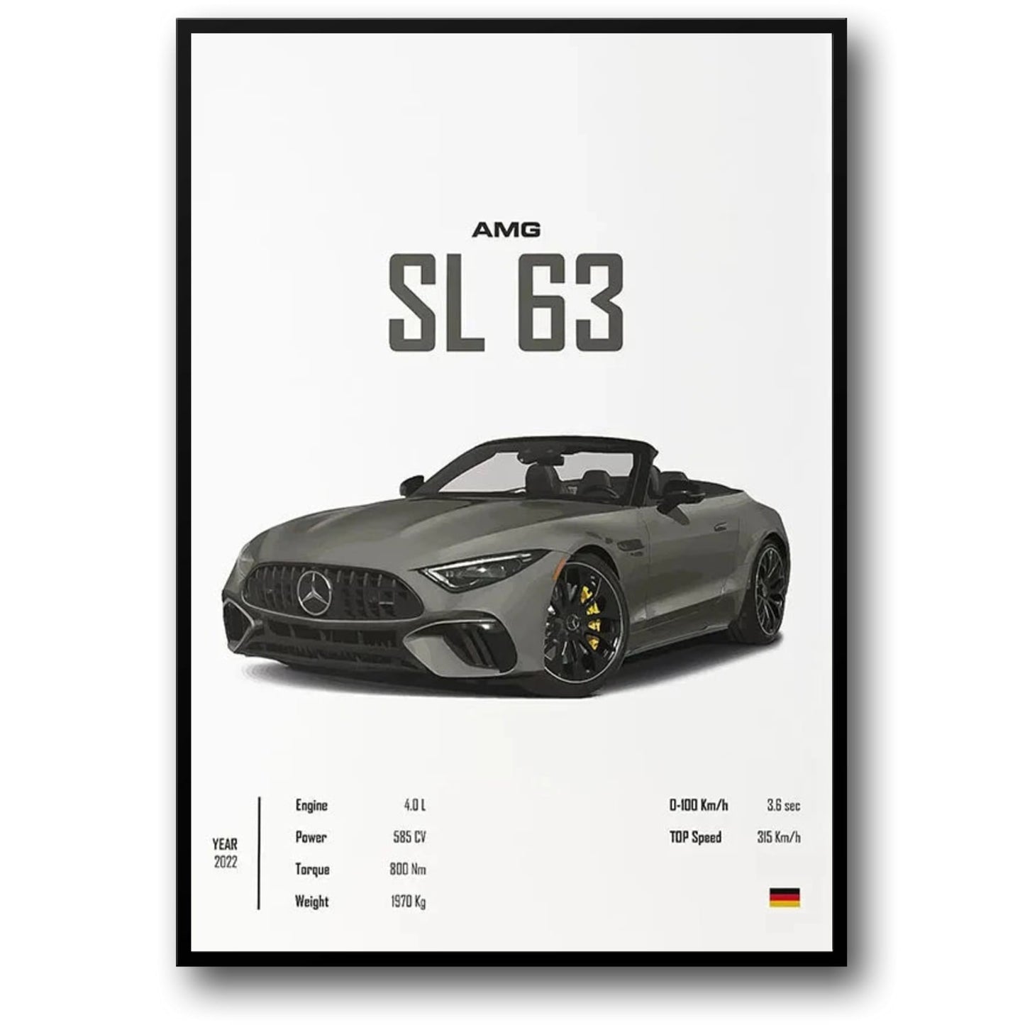 Mercedes SL 63 | Automotive Tribute | Modern Decor