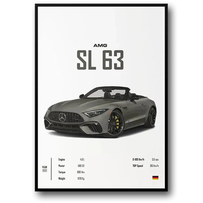 Mercedes SL 63 | Automotive Tribute | Modern Decor