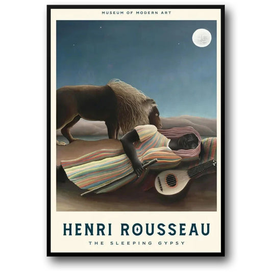 Henri Edmond Cross | The Sleeping Gypsy Artwork Poster | Fine Art Print | Home Decor | Wall Art