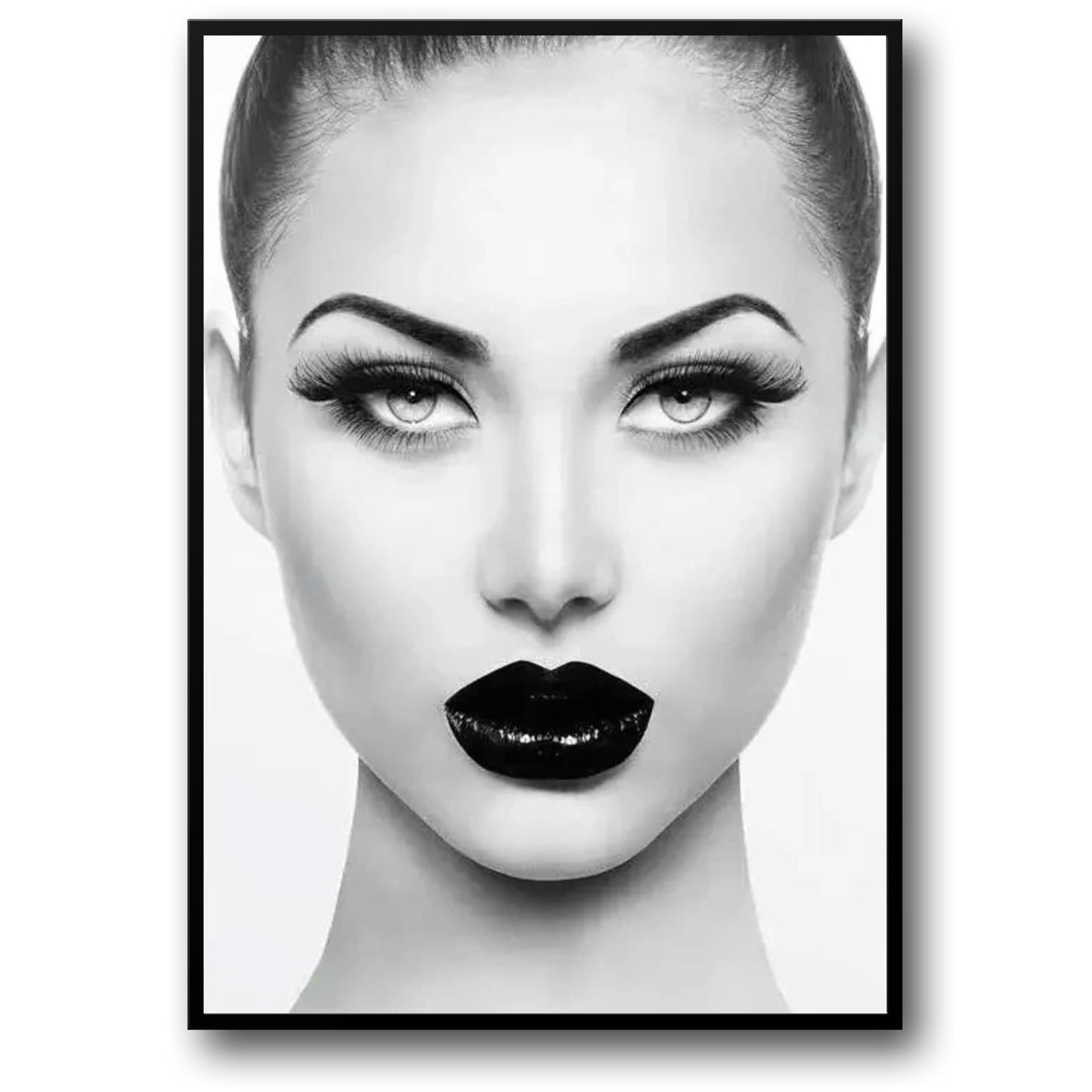 New Title: Black and White Poster | Symmetrical Beauty | Contrasting Textures | Silhouettes of Paris | Fashion Legend Tribute