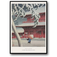 ZOJOJI TEMPLE IN SNOW