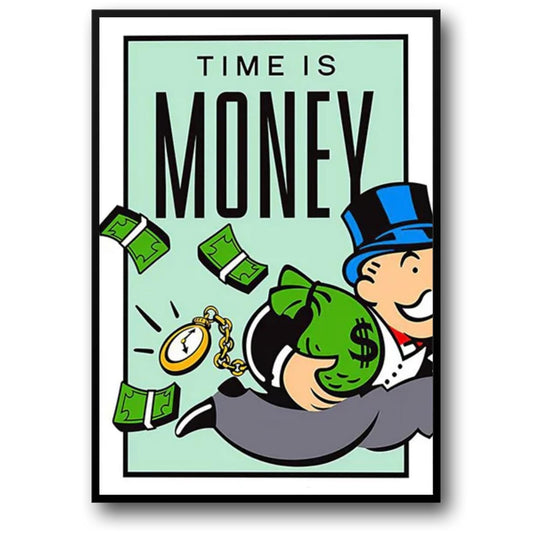 Monopoly | Time is Money Design | Colorful Artwork