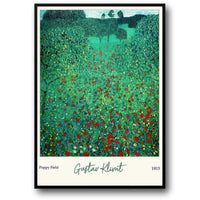 POPPY FIELD BY KLIMT