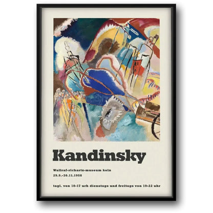 Wassily Kandinsky | Improvisation No.30 Poster | Abstract Art | Wall Decor | High-Quality Print | Home & Garden Decor