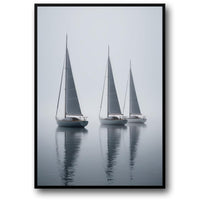 THREE SAILBOATS