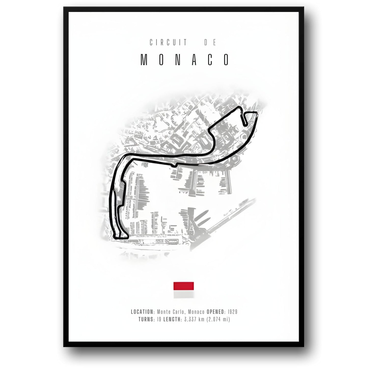Monaco F1 Track Layout