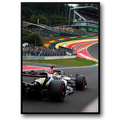 Senna & Leclerc | Abstract Graffiti Supercar