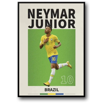 Neymar Junior Soccer Art