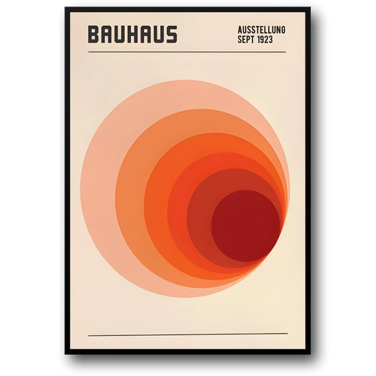 Sunset Spectrum | Bauhaus Color Study | Modern Art