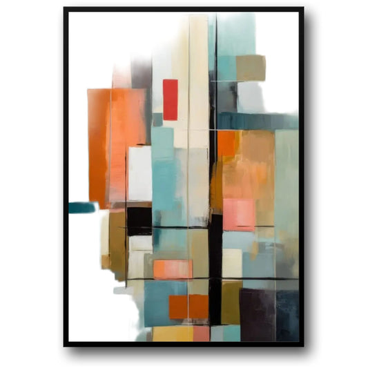 Abstract Geometric Cube Art | Modern 3D Depth Design | Wall Decor | Poster