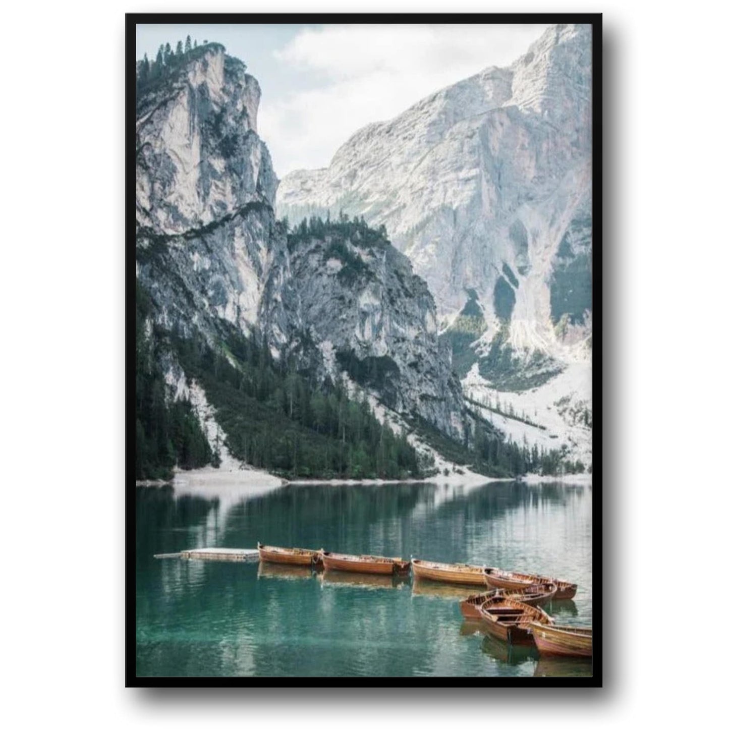 Braies Lake 2 | Nature poster | Ice Lake
