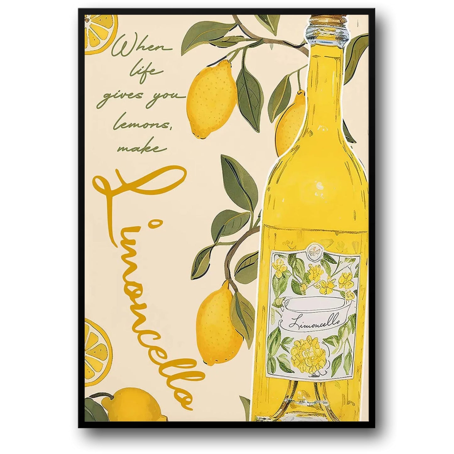 La Dolce Vita | Italian Vintage Decor | Limoncello Inspired