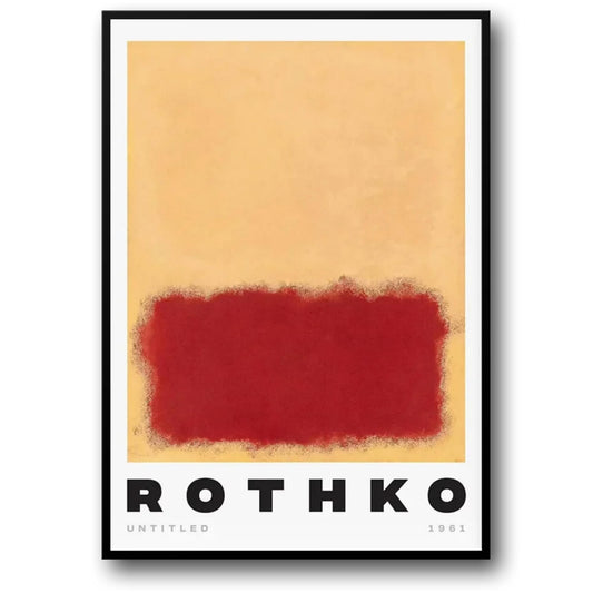 Mark Rothko | Red on Creme Abstract