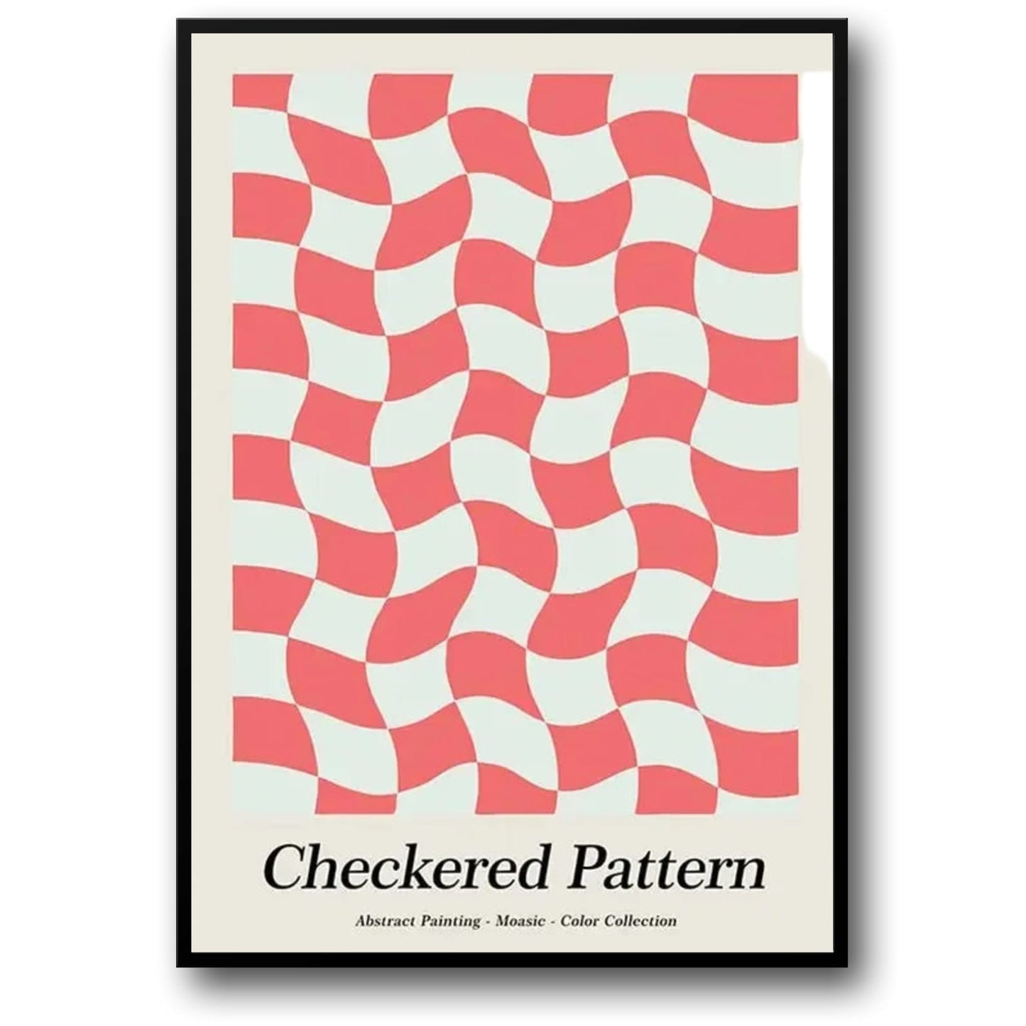 Checkered Pattern | Iconic Poster Collection | Celebrating Artistic Expression Across Styles and Eras