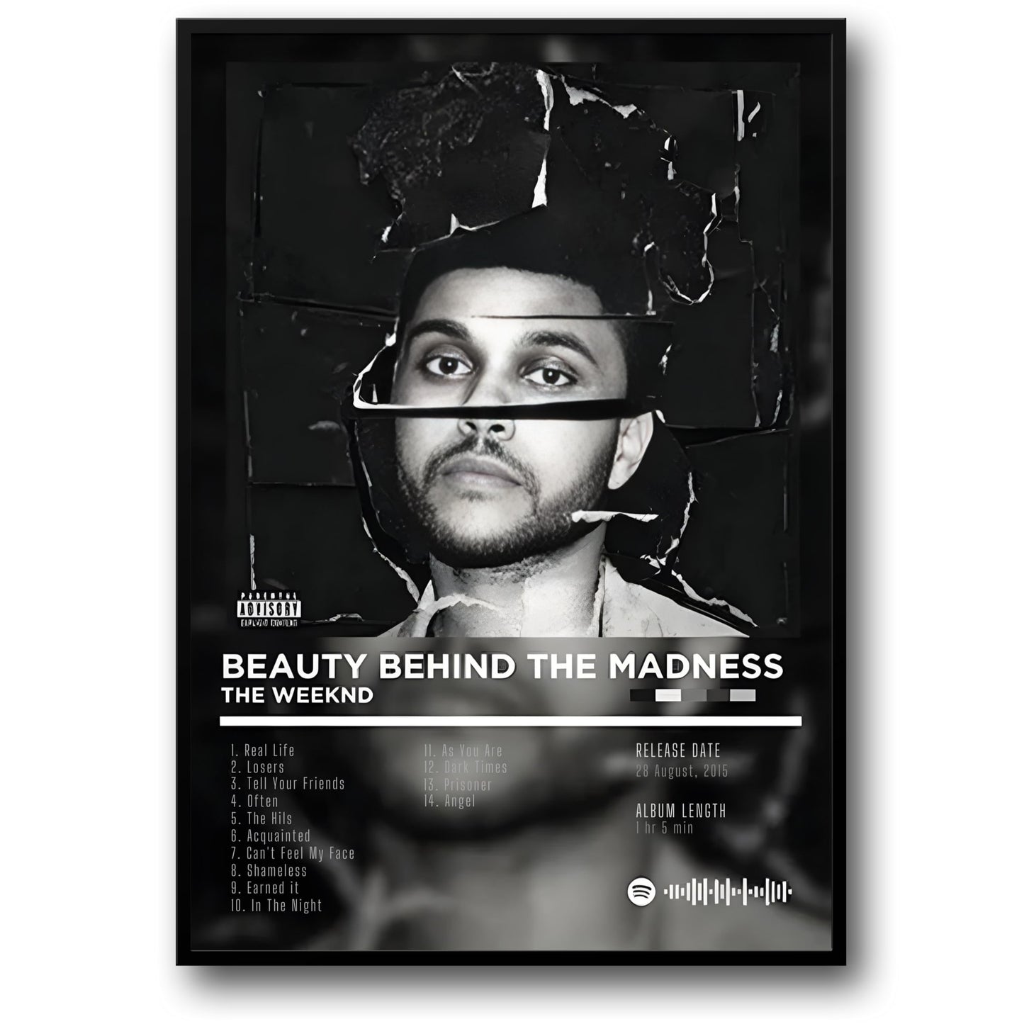 The Weeknd | Beauty Behind the Madness | Hip Hop Artwork
