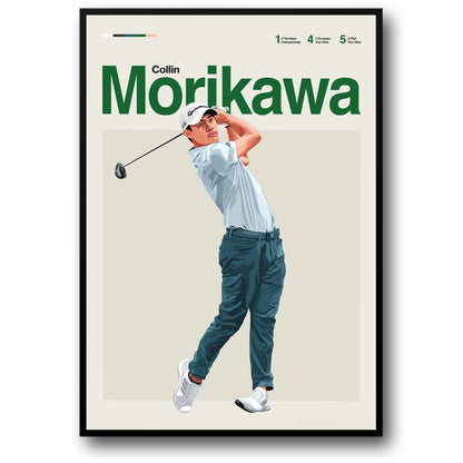 Collin Morikawa | Golf Legends Art