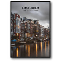 Amsterdam Canal Scene | European Cityscape