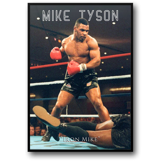 Mike Tyson Poster | Iron Mike | Boxing Poster | The Greatest Ever | Boxing