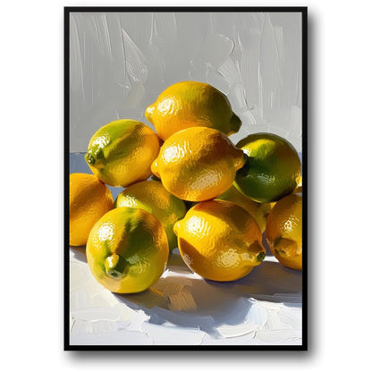 Homegrown Lemons | Vibrant Citrus Art