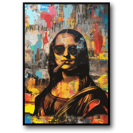 Mona Lisa Smoking | Vintage Punk Renaissance