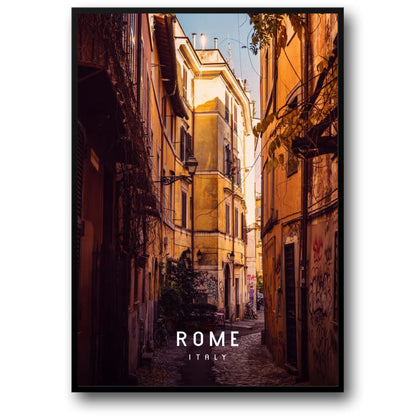 Hidden Alley | Rome | Italy | Discover Secret Corners | Authentic Roman Charm | Enchanting Rome Posters