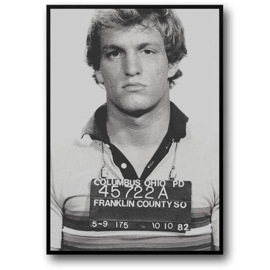 Woody Harrelson Mugshot | Celebrity Art Print