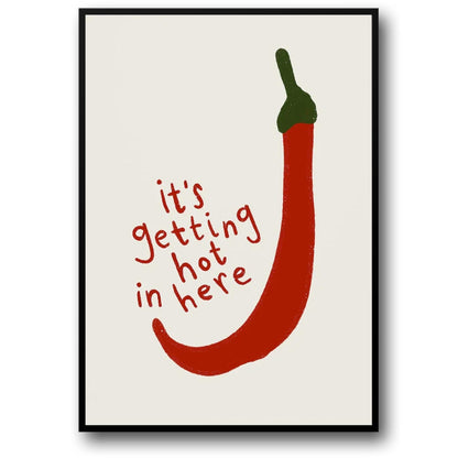 Japanese Hot Chilli Pepper | Vibrant Kitchen Decor