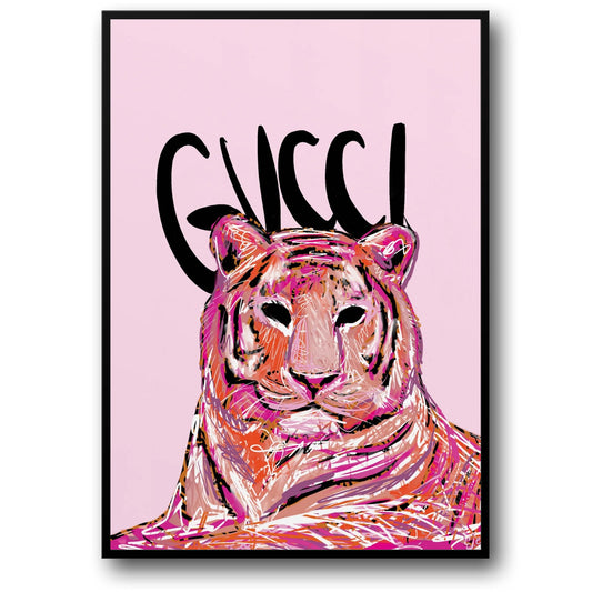 Gucci Tiger | Wildlife Fashion Illustration