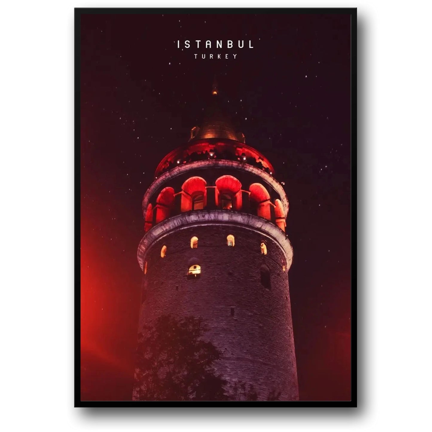 Galata Tower | Nighttime Istanbul Glow