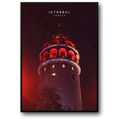 Galata Tower | Nighttime Istanbul Glow