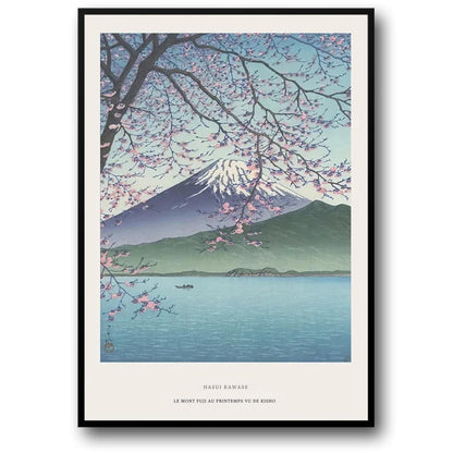 Mount Fuji | Spring View | Japanese Ukiyo-e Art