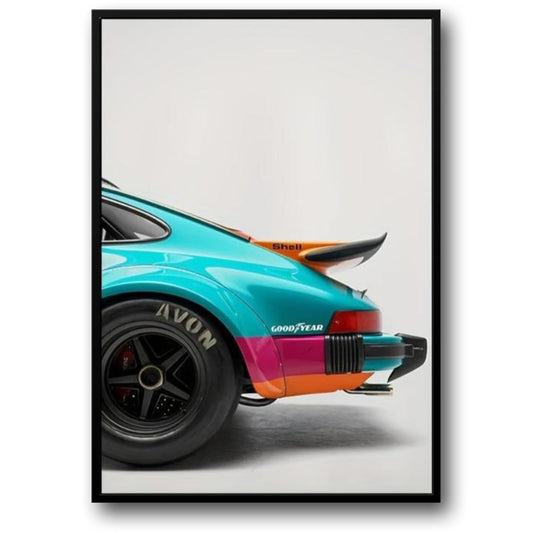 Porsche 911 | Gulf Livery | Vibrant Racing Decor
