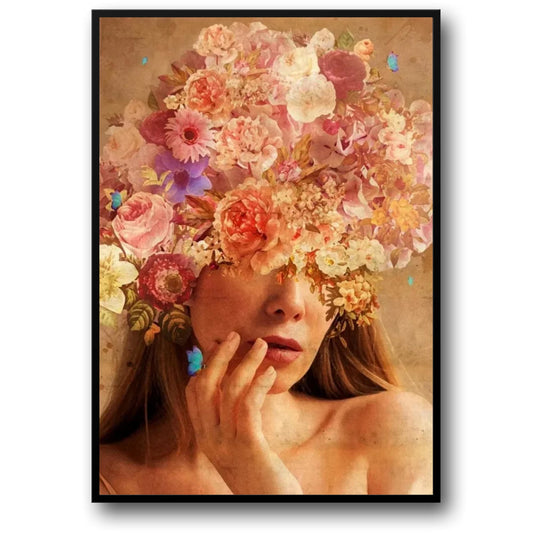 Vintage Floral Woman | Blossoms of the Mind
