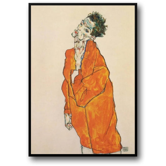Egon Schiele | Restless Soul | Art Deco | Abstract Vintage Style