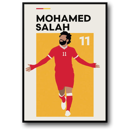 Mohamed Salah 11 | Football Superstar Artwork