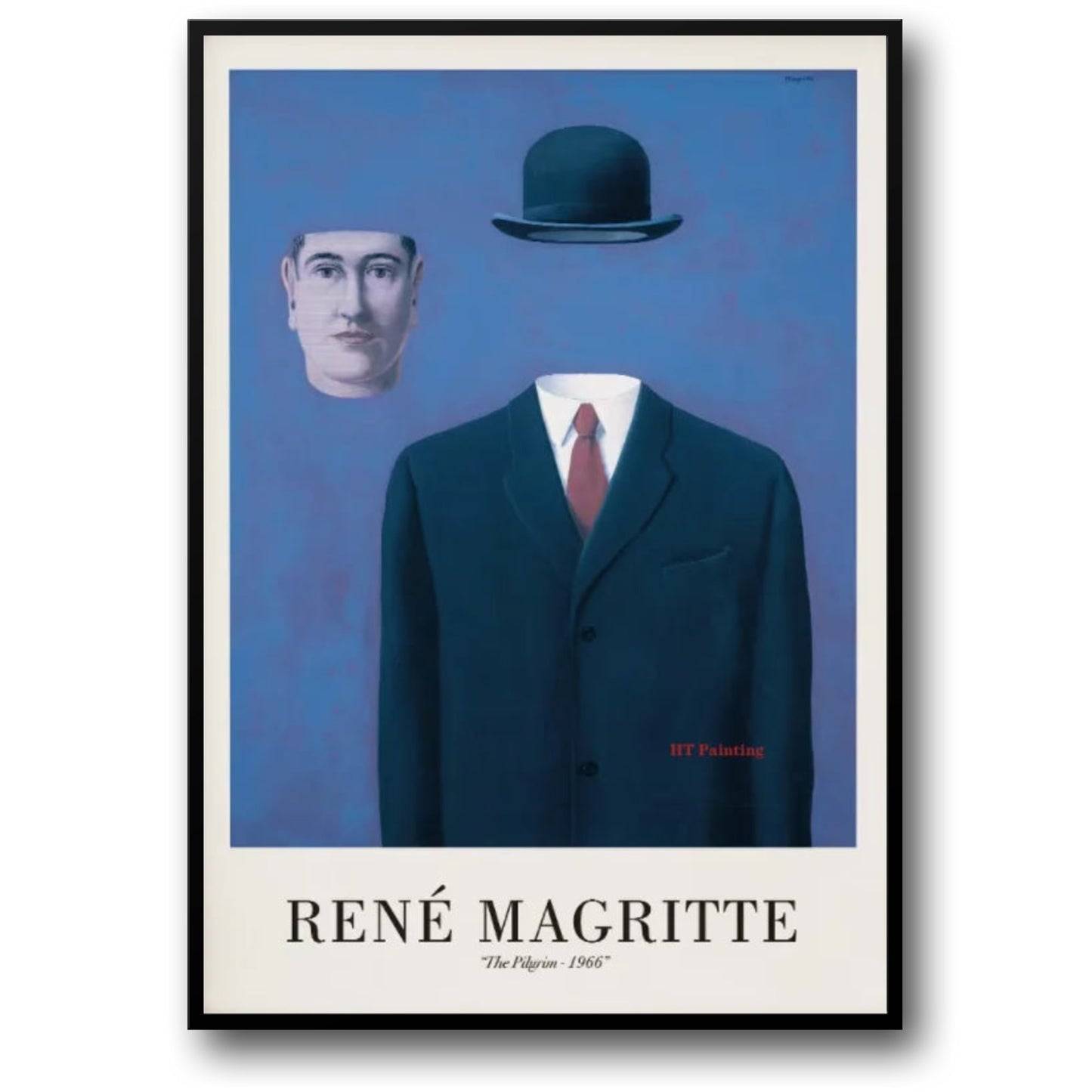 Rene Magritte | The Pilgrim 1966 | Surrealism