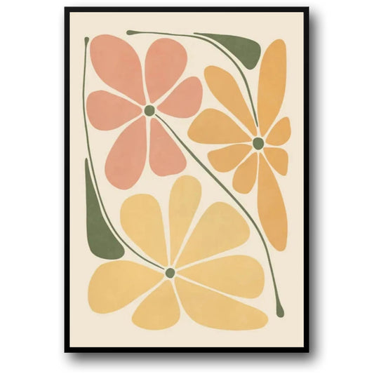 Minimalistic Botanical Art | Elegant Flower Design