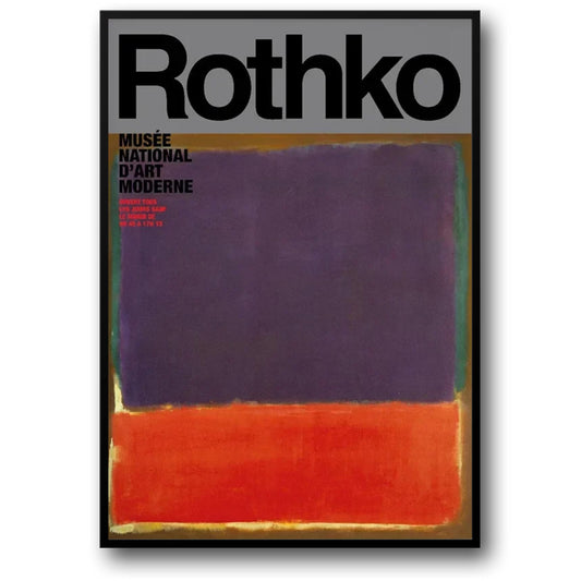 Rothko | Purple and Red Composition | Color Field Painting