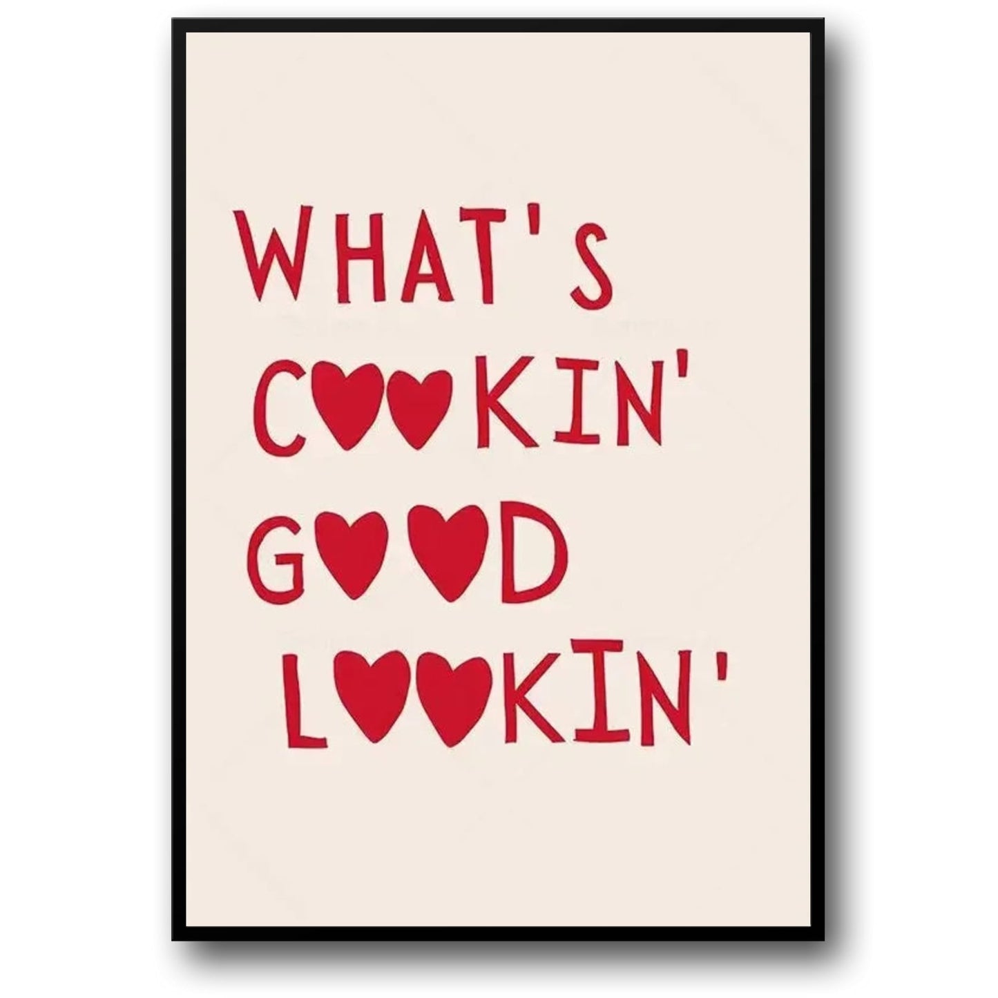 Minimalist Kitchen Art | What's Cookin Good Lookin